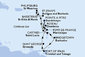 Barbados, Trinidad a Tobago, Grenada, Martinik, Guadeloupe, Dominika, Svatý Martin, Svatý Kryštof a Nevis, Antigua a Barbuda, Svatá Lucie z Bridgetownu na lodi MSC Meraviglia