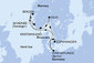 Německo, Norsko, Dánsko z Warnemünde na lodi MSC Splendida