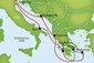 Okruh východním Středomořím se zastávkami v Řecku i Albánii na lodi MSC Lirica
