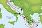 Z Benátek za poznáním úžasného Řecka se zastávkou v Černé Hoře II na lodi MSC Musica