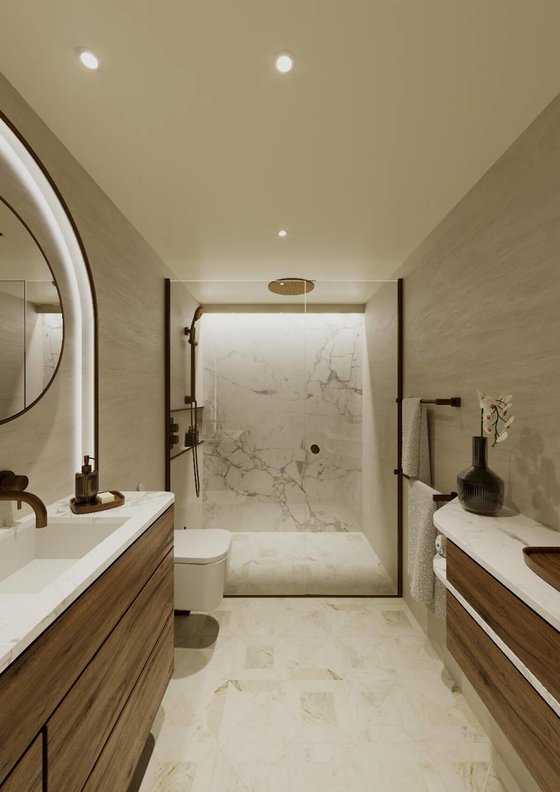 Apartmá Skylight Infinite Balcony Suite, koupelna - Celebrity Roamer