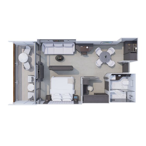Deluxe Penthouse, plánek - Explora I