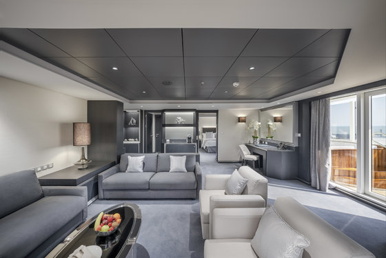 Rodinné apartmá Yacht Club Executive (YCT), obývací část - MSC Euribia