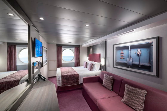 Čtyřlůžková kajuta s oknem -MSC Meraviglia