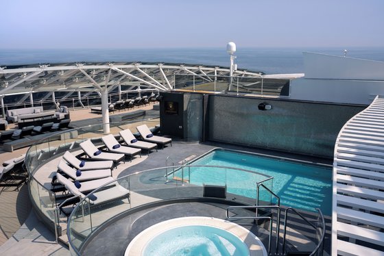 MSC Yacht Club Sundeck & Pool - MSC World Europa