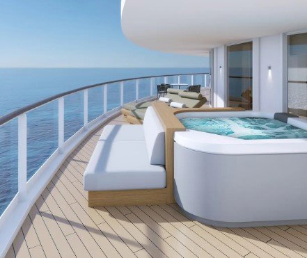 The Haven, balkon - Norwegian Luna