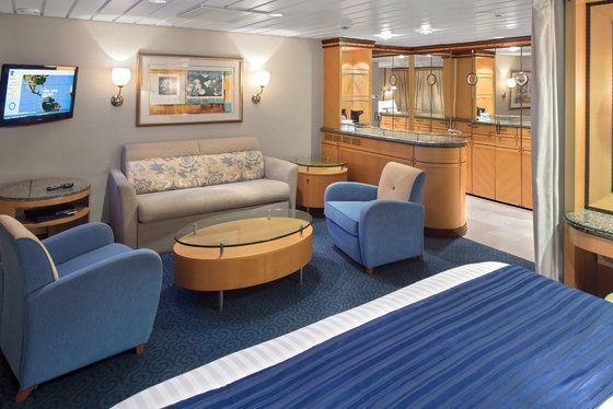 Grand Suite, obývací část - Adventure of the Seas