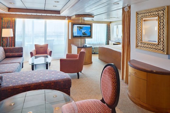 Owner´s Suite, obývací část - Adventure of the Seas