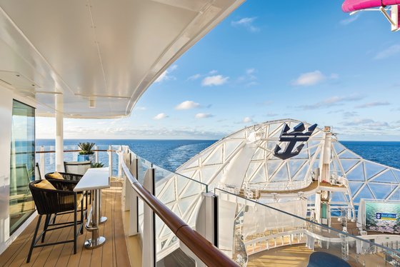 Apartmá s výhledem na Vodní divadlo, velký balkon - Wonder of the Seas