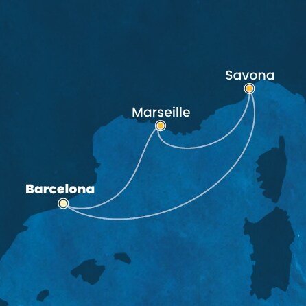 Španělsko, Francie, Itálie z Barcelony na lodi Costa Diadema Španělsko, Francie, Itálie z Barcelony na lodi Costa Diadema