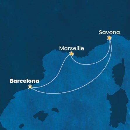 Španělsko, Itálie, Francie z Barcelony na lodi Costa Toscana Španělsko, Itálie, Francie z Barcelony na lodi Costa Toscana