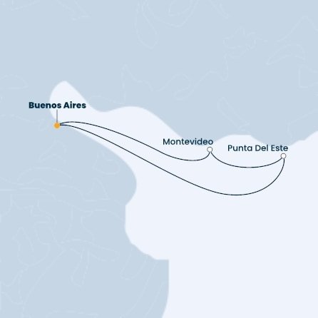 Argentina, Uruguay z Buenos Aires na lodi Costa Fortuna