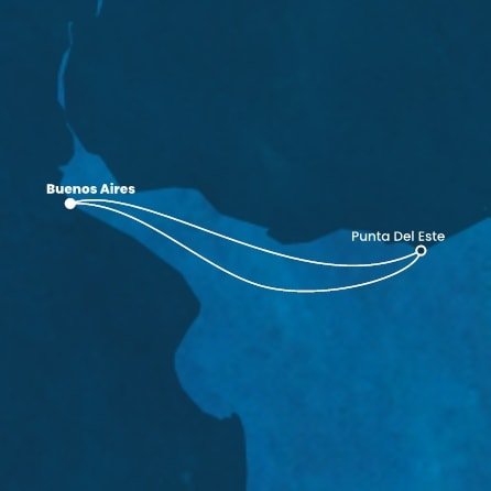 Argentina, Uruguay z Buenos Aires na lodi Costa Favolosa