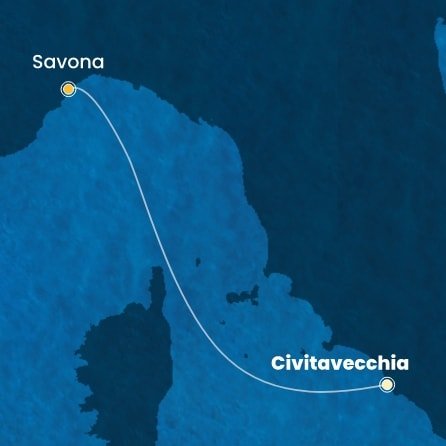 Itálie z Civitavecchia na lodi Costa Serena