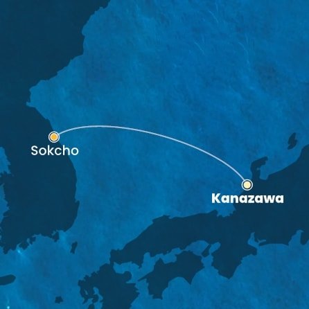 Japonsko, Jižní Korea z Kanazawy na lodi Costa Serena
