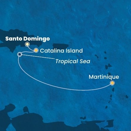 Dominikánská republika, Martinik ze Santo Dominga na lodi Costa Fascinosa Dominikánská republika, Martinik ze Santo Dominga na lodi Costa Fascinosa