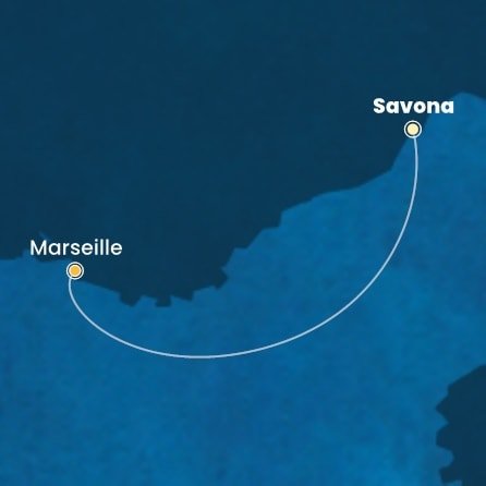 Itálie, Francie ze Savony na lodi Costa Fascinosa