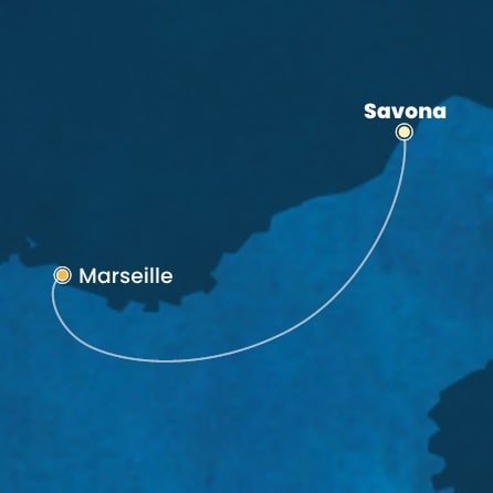 Itálie, Francie ze Savony na lodi Costa Pacifica
