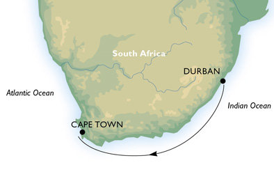 Miniplavba do Kapského Města z Durbanu na lodi MSC Sinfonia