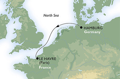 Německo, Francie z Hamburku na lodi MSC Preziosa
