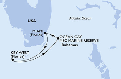 USA, Bahamy z Miami na lodi MSC Magnifica