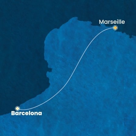 Španělsko, Francie z Barcelony na lodi Costa Fascinosa