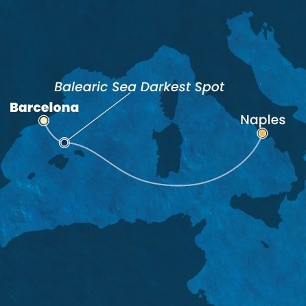 Španělsko, Itálie z Barcelony na lodi Costa Toscana