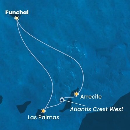 Portugalsko, Španělsko z Funchalu na lodi Costa Pacifica