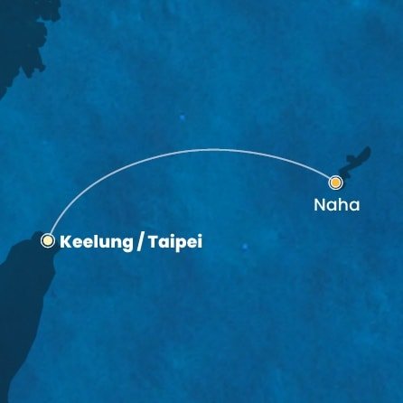 Tchaj-wan, Japonsko z Keelungu (Taipeje) na lodi Costa Serena