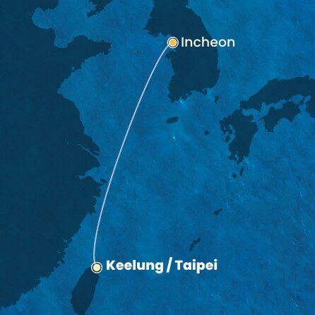 Tchaj-wan,  z Keelungu (Taipeje) na lodi Costa Serena