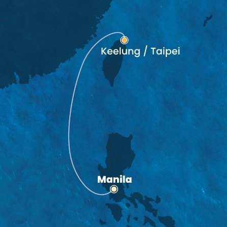 Filipíny, Tchaj-wan z Manily na lodi Costa Serena