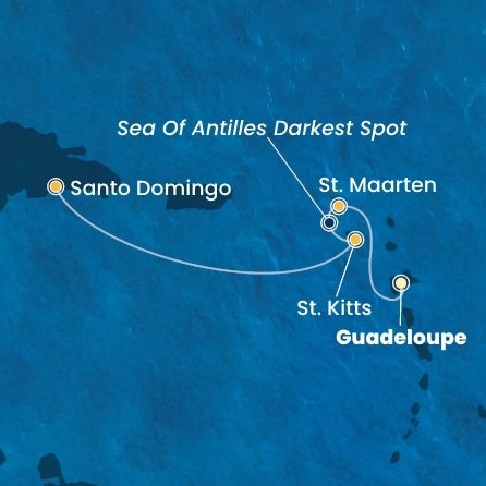Guadeloupe, Svatý Martin, Svatý Kryštof a Nevis, Dominikánská republika z Pointe-à-Pitre na lodi Costa Fascinosa Guadeloupe, Svatý Martin, Svatý Kryštof a Nevis, Dominikánská republika z Pointe-à-Pitre na lodi Costa Fascinosa