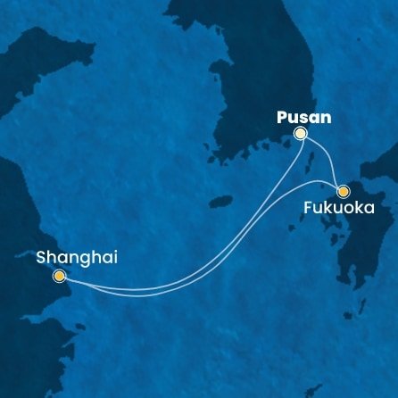 Jižní Korea, Čína, Japonsko na lodi Costa Serena