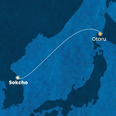 Jižní Korea, Japonsko ze Sokcha na lodi Costa Serena