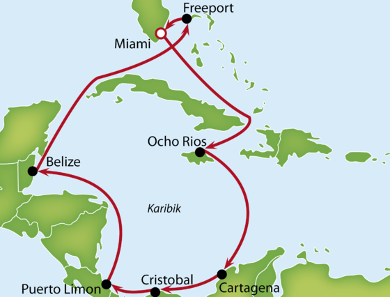 Okružní plavba prosluněným Karibikem z Miami na lodi MSC Divina