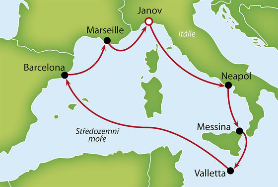 Za poznáním Itálie se zastávkami na Maltě i ve Španělsku na nové lodi MSC Bellissima