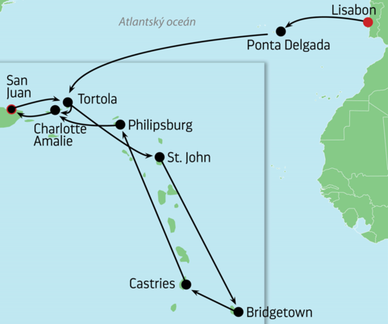 Hurááá přes Atlantik na Norwegian Epic