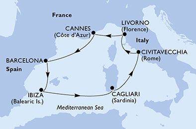 Perly Středomoří na MSC Fantasia