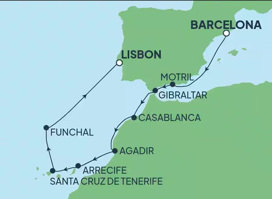 Kouzlo Maroka a Kanárských ostrovů na Norwegian Star