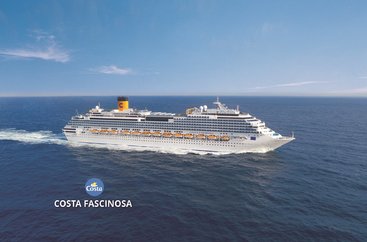 Itálie, Řecko, Španělsko, Francie z Civitavecchia na lodi Costa Fascinosa