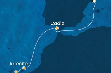 Španělsko z Barcelony na lodi Costa Pacifica