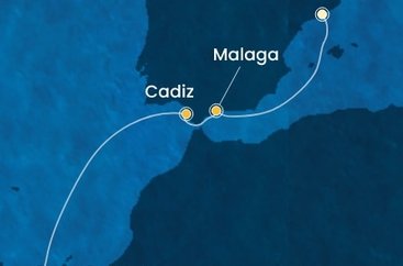 Španělsko z Barcelony na lodi Costa Smeralda