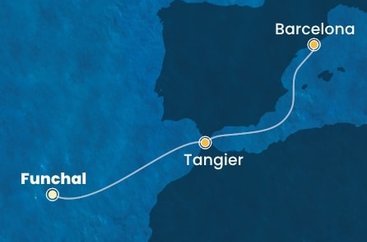 Portugalsko, Maroko, Španělsko z Funchalu na lodi Costa Pacifica