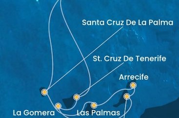 Portugalsko, Španělsko z Funchalu na lodi Costa Fortuna