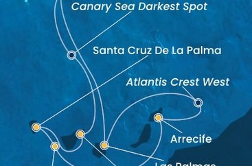 Portugalsko, , Španělsko z Funchalu na lodi Costa Fortuna