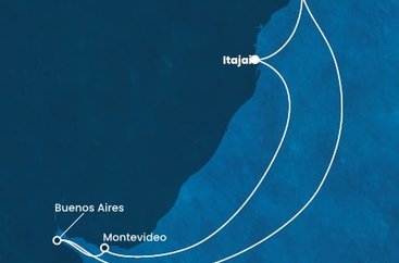 Brazílie, Uruguay, Argentina na lodi Costa Diadema