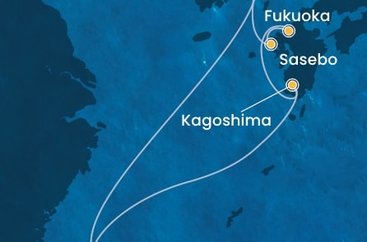 Tchaj-wan, Japonsko, Jižní Korea z Keelungu (Taipeje) na lodi Costa Serena