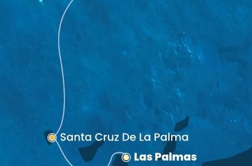 Španělsko, Portugalsko z Las Palmas na lodi Costa Fortuna