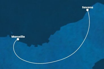 Francie, Itálie z Marseille na lodi Costa Pacifica