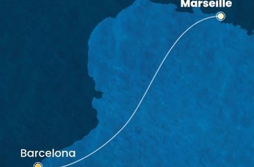 Francie, Španělsko z Marseille na lodi Costa Toscana